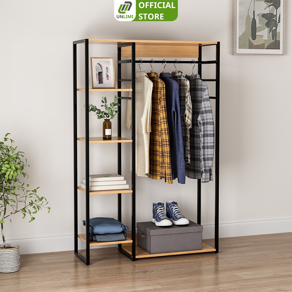 Giá treo quần áo khung thép chống ghỉ sơn tĩnh điện thương hiệu Unlimi - GM08