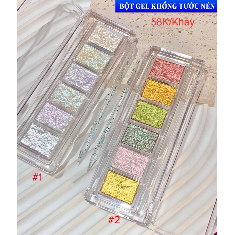 Bột gel nén khổng tước (ảnh thật)
