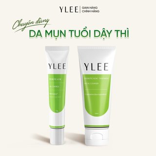 Combo Giảm mụn toàn diện YLEE gồm 01 Sữa rửa mặt và 01 Gel giảm mụn