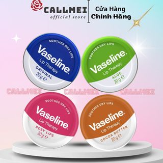 Son dưỡng môi hộp thiếc vaseline lip therapy 20g cho môi mềm mịn, hồng hào