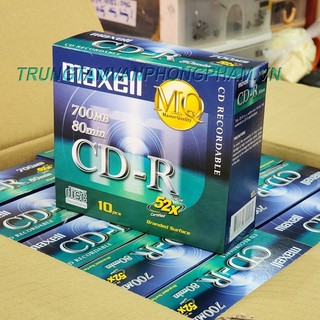 NGUYÊN HỘP 10 CÁI cd Maxell 700MB [Hàng chính hãng]