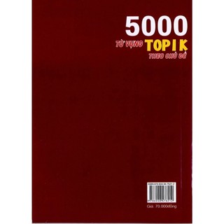 5000 từ vựng Topik theo chủ đề