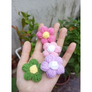🌼 Hoa len dễ thương có ghim cài áo 🌷