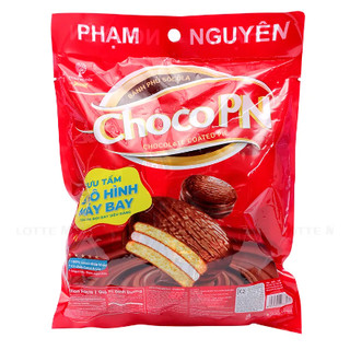 Bánh phủ sôcôla choco pn phạm nguyên gói 216g