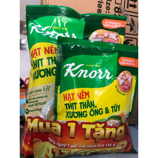 Hạt nêm knorr thịt thăn, xương ống & tủy gói 900 gr date 2025