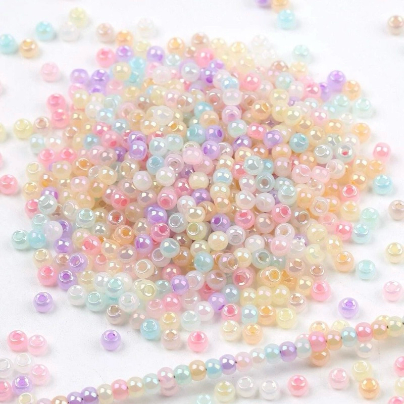 100G-450G Hạt Cườm Tấm 3mm Đính Kết Trang Trí phụ kiện DIY