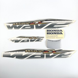 Bộ tem dán xe máy Wave Anpha 100 đời 2012 [5 Màu Có Sẵn]