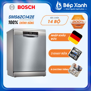 Sms6zci42e - máy rửa bát bosch sms6zci42e - sấy khô zeolith - series 6 - nhập khẩu đức