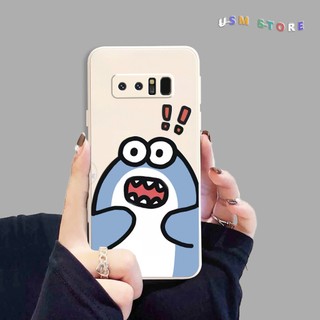 Ốp lưng Samsung Note 8, TPU dẻo, Khủng Long Cá Mập