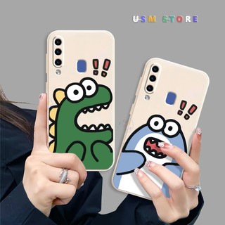 Ốp lưng Samsung M30 / A40S, TPU dẻo, Khủng Long Cá Mập
