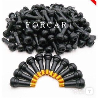 ( Giá 10 chiếc ) Van cao su cho lốp không săm Xe máy, Ô tô và xe tải loại nhỏ trong lõi đồng, vỏ cao su, loại dài, ngắn