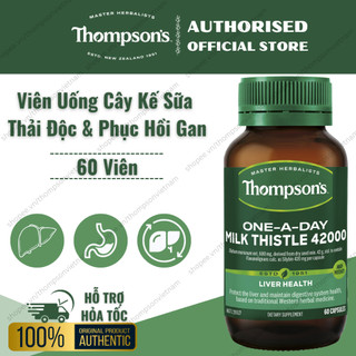 Viên Uống Cây Kế Sữa - Thải Độc & Phục Hồi Gan - Thompson's One-A-Day Milk Thistle 42000 - 60 Viên