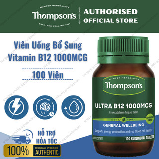 Viên Uống Bổ Sung Vitamin B12 1000MCG - Thompson's Ultra B12 1000MCG - 100 Viên