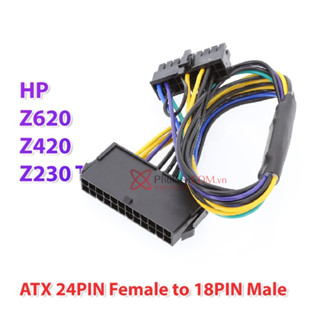 Dây cáp chuyển nguồn ATX 24Pin to 18Pin cho HP Z230 Z420 Z620, thay thế nguồn thường cho máy đồng bộ HP