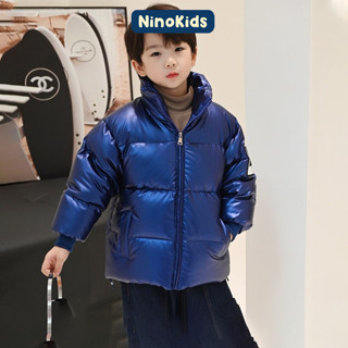 Quần áo trẻ em, Áo khoác phao bé trai lớp 1-7, HOT 2025 siêu nhẹ, lớp chần bông dày dặn mặc siêu ấm, AKN08 NinoKids