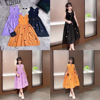 Váy maxi nơ tiểu thư cho bé đón hè 18-43kg
