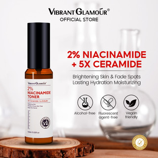 VIBRANT GLAMOUR  2% Niacinamide+5X Ceramide Nước hoa hồng làm mờ vết thâm làm giảm tàn nhang100ml