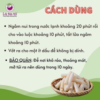 NUI LÚA MẠCH 300GR - LÁ TÍA TÔ