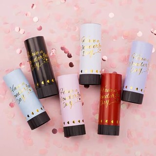 Phụt Kim Tuyến Confetti Trang Trí Tiệc Cưới, Party, Ống Phụt Giấy Kim Tuyến Sinh Nhật