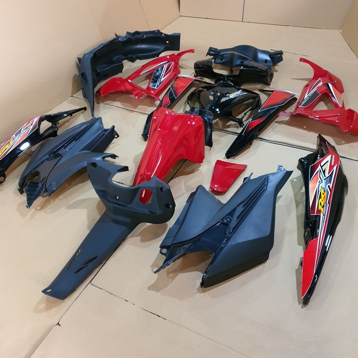 [ĐỦ MÀU] Bộ vỏ nhựa C100 xe máy Wave RSX 100 SIÊU NHÂN đời xe 2008-2009 nhựa ABS TẶNG KÈM TEM XỊN