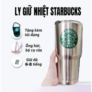 LY GIỮ NHIỆT THÁI LAN KÈM TÚI VÀ ỐNG HÚT 900ML - TẶNG KÈM BỘ PHỤ KIỆN | GILMAN HOME