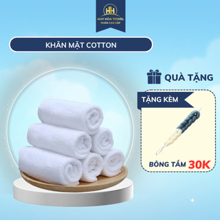 Khăn Mặt Huy Hoà Towel khăn cao cấp Thước 30x50cm Chất Liệu 100% Cotton Cao Cấp Cho Gia Đình
