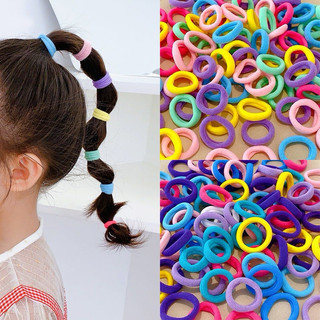🧒Hộp 100 Sợi Dây cột Tóc Cho Bé, Siêu Co giãn