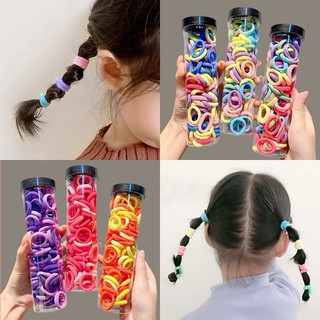 🧒Hộp 100 Sợi Dây cột Tóc Cho Bé, Siêu Co giãn