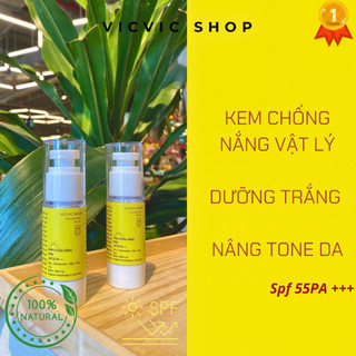 Kem Chống Nắng Kẽm ( Face ) -Mỹ Phẩm Bầu -Mỹ Phẩm Thiên Nhiên VicVicshop handmade