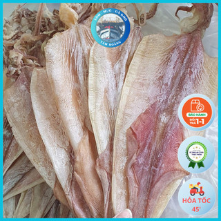 Khô mực câu tay mình dày, thịt ngọt vip - loại 10-15 con 1kg mực khô bầu đặc sản cà mau