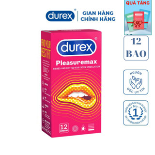 Bao cao su Durex Pleasuremax gân gai 12 bao, đi đến đâu nàng run đến đó