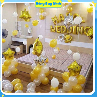 Set bóng trang trí phòng cưới mã 05 - bóng bay trang trí phòng cưới - bóng trang trí bóng bay xinh