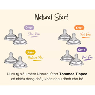 Núm Ti Tommee Tippee Thay Thế Siêu Mềm Tự Nhiên Cho Bé
