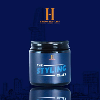 Sáp vuốt tóc nam Saigon Hustlers Pomade - Styling Clay 100g, giữ nếp tốt, độ bóng thấp.