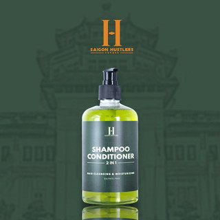 Dầu gội xả nam không sulfate Saigon Hustlers Pomade - 2 in 1 Shampoo & Conditioner 500ml
