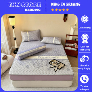 Chiếu điều hoà cao su non bo chun 6D FREEMONDE cao cấp nhập khẩu , chất liệu vải thun lạnh Spandex mềm mại thoáng mát