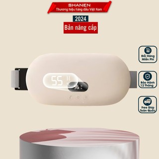 Máy massage bụng kinh chính hãng SHANEN, Chườm nóng giảm đau nhanh, Làm ấm bụng, SHANEN OFFICIAL