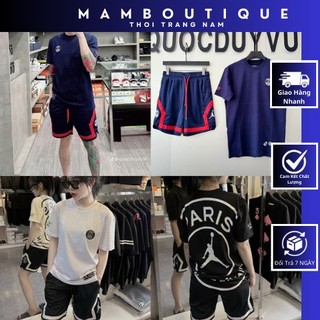Bộ quần áo nam jd paris logo thêu in sau lưng mẫu mới nhất . set bộ nam jd paris logo thêu in sau lưng cực hót