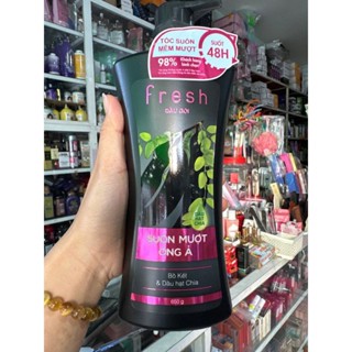  dầu gội bồ kết  Fresh mọc tóc chống gãy rụng chống gàu bảo vệ da đầu 650g tặng 170g 