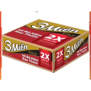 THÙNG MÌ TÔM 3 miền gold 30 gói x75g