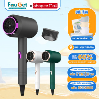 Máy Sấy Tóc FAUGET 2 Chiều Nóng Lạnh Công Suất 2300W, 3 Chế Độ Sấy Chăm Sóc Tóc Tặng Kèm Mỏ Vịt, Bảo Hành 12 Tháng