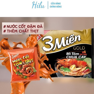 THÙNG MÌ TÔM 3 miền gold 30 gói x75g