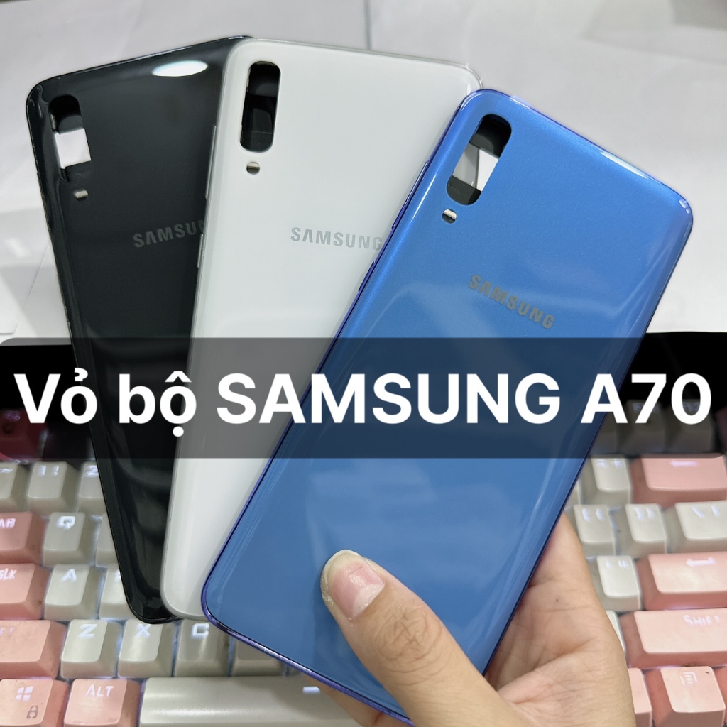 Vỏ bộ Samsung A70 (Sườn , lưng , kính camera, khai sim)
