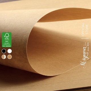 100 Tờ Giấy Kraft Nhật A4 160gsm loại 2 mặt láng mịn - Giấy vẽ mỹ thuật chì, màu nước, Giấy đẹp làm Handmade Kraft YUNA