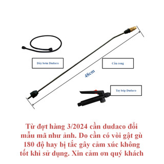 Bộ dây bơm, tay bóp, cần tưới inox 1 bec của bình tưới cây 4 lít DUDACO 401 và bình 8 Lít DUDACO 801 chất lượng cao.