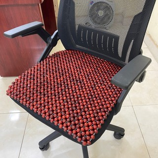 Lót ghế văn phòng 📌FREESHIP📌 Đệm lót ghế văn phòng hạt gỗ Hương 100% tự nhiên cao cấp