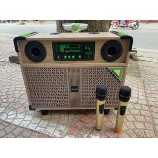Loa kéo kimiso 229a - 2 bass 20, tặng 2 micro hát karaoke