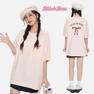 Áo Thun T-shirt Họa Tiết Nơ Coquette BlinkBae Chất Liệu Cotton Cao Cấp Phong Cách Trẻ Trung Nàng Thơ Cá Tính ThoOversize