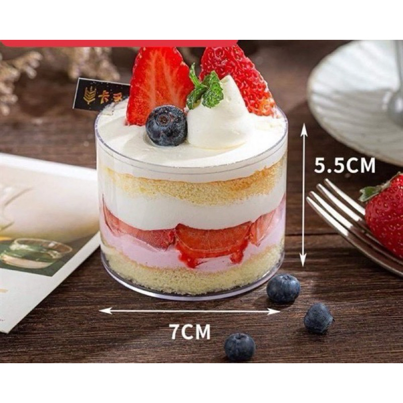 set 10 ly mousse tròn 200ml