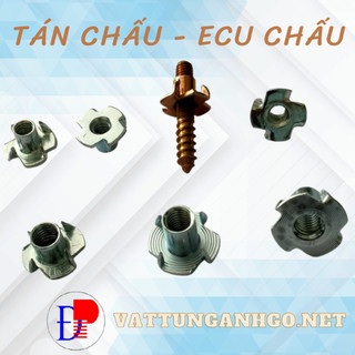 10 con Tán chấu, ecu chấu, tán chấu bắt gỗ, tán chấu hoa mai, ốc cấy gỗ. cam kết chất lượng, free đổi trả